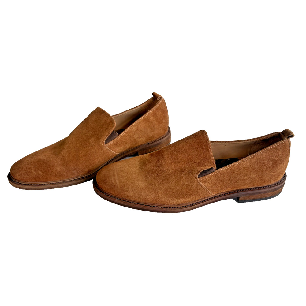 Warfield & Grand Menlo Leather Loafer Men's Rust Suede 11